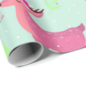 Kerstrendierpatroon Cadeaupapier (Rol Hoek)