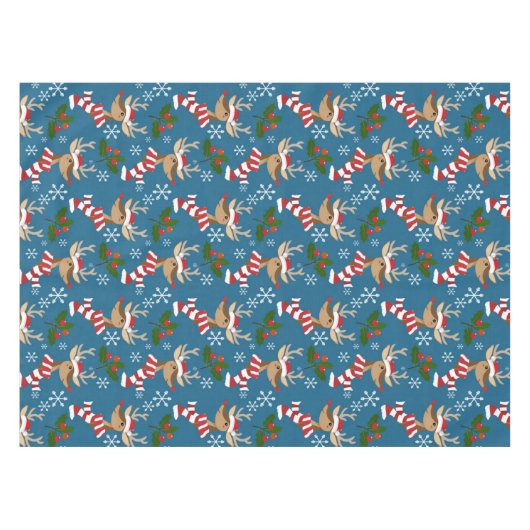 Kerstrendierpatroon Tafelkleed (Voorkant (Horizontaal))