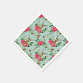 Kerstrendierpatroonpapier Servet (Hoek)