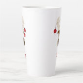 Kerstrendierster op maat 17 oz latte mok (Voorkant)