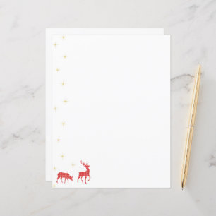 kerstrenrendierpatroon rode kever