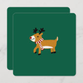 kerstrenrendierster (Voorkant / Achterkant)