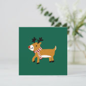 kerstrenrendierster (Staand voorkant)