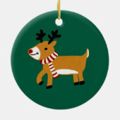 kerstrenrendierster keramisch ornament (Achterkant)