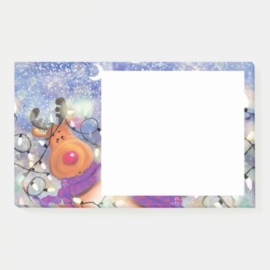 kerstrenrendierster post-it® notes (Voorkant)