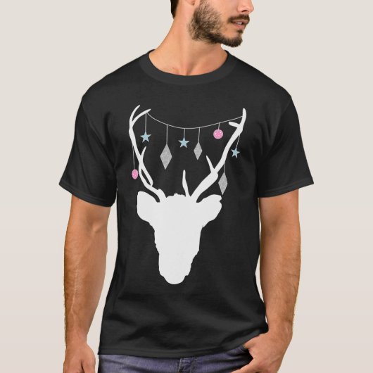 kerstrenrendierster t-shirt (Voorkant)