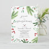 Kerstrepetitie Binnenuitnodiging Kaart (Staand voorkant)