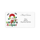 kerstretour/verzendadres — Sinterklaas Etiket (Voorkant)