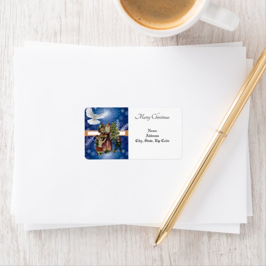 Kerstretourzending/-verzendadres label (Insitu)