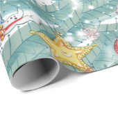 kerstretro-structuur en siernamen Abstract Cadeaupapier (Rol Hoek)