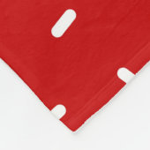 Kerstritmische gymnastiek Rood Snoep Sprinkle Fleece Deken (Hoek)