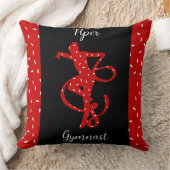Kerstritmische gymnastiek Rood Snoep Sprinkle Kussen (Deken)