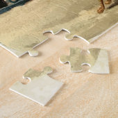 kerstrittrede met Merry Legpuzzel (Zijkant)