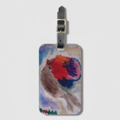 KerstRobin Bagagelabel (Voorkant (verticaal))