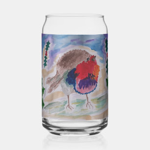 KerstRobin Blikvorm Glas