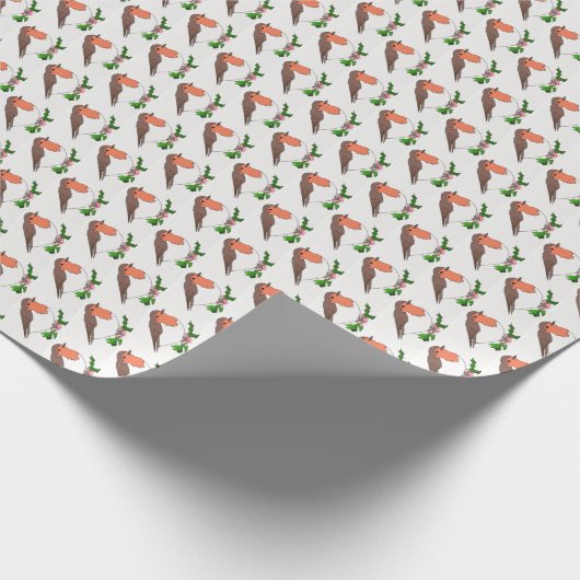 KerstRobin Cadeaupapier (Hoek)