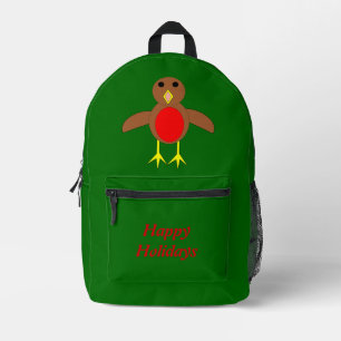 kerstRobin Custom Bedrukte Rugzak