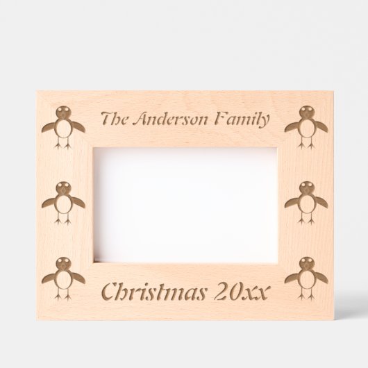 kerstRobin Custom Gegraveerde Lijstjes (Voorkant)