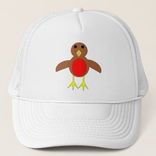 KerstRobin Festive Trucker Hat Pet (Voorkant)
