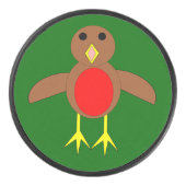 KerstRobin Hockey Puck (Voorkant)