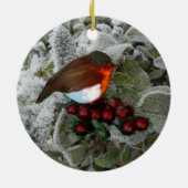 KerstRobin Keramisch Ornament (Achterkant)