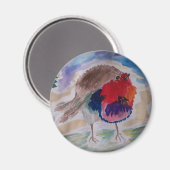 KerstRobin Magnet Magneet (Voorkant / Achterkant)