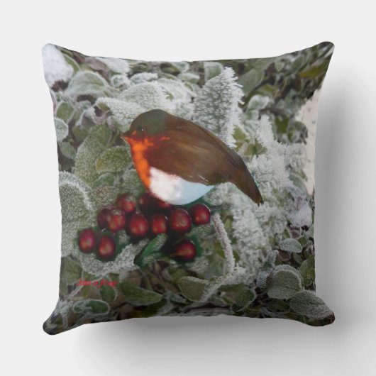 KerstRobin Pillow Kussen (Achterkant)