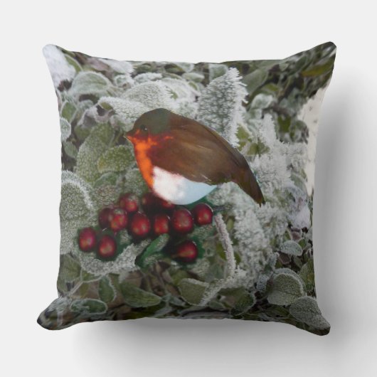 KerstRobin Pillow Kussen (Voorkant)