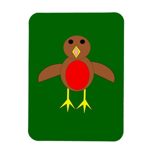 KerstRobin Premium Magnet Magneet (Verticaal)