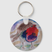 KerstRobin Sleutelhanger (Achterkant)