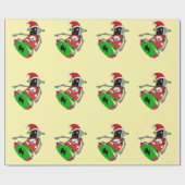 Kerstrobot Cadeaupapier (Vlak)