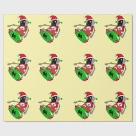 Kerstrobot Cadeaupapier