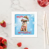 Kerstrobot Coonhound Servet (Insitu)