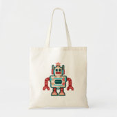 kerstrobot tote bag (Voorkant)