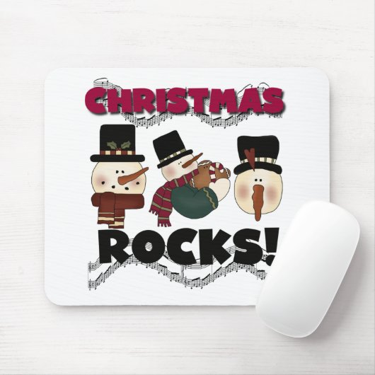 kerstRocks T-shirts en cadeautjes Muismat (Met muis)