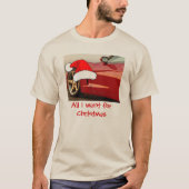 Kerstrode corvette t-shirt (Voorkant)
