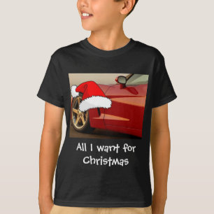 Kerstrode corvette t-shirt