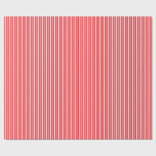 Kerstrode en witte strepen cadeaupapier (Zoom)