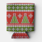 kerstrode Feestdagen  Blikjeskoeler (Voorkant)