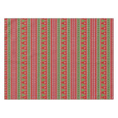 Kerstrode groene Feestdagen Elegant Tafelkleed (Voorkant (Horizontaal))