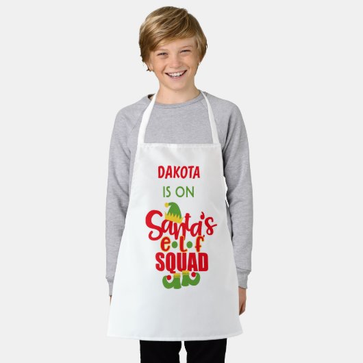 Kerstrode kerstkerstman Elf Baking Kitchen Schort (Gedragen)