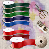 Kerstrode kleurenmassieve minimalistisch lint