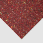 Kerstrode luxe Feestdagen Tissuepapier (Detail)