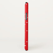 Kerstrode sneeuwkat in Scarf-telefoontas Case-Mate iPhone Case (Achterkant / rechts)