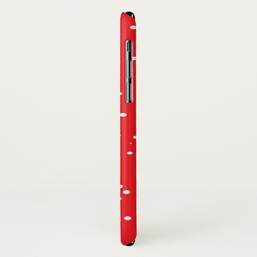 Kerstrode sneeuwkat in Scarf-telefoontas Case-Mate iPhone Case (Achterkant/links)