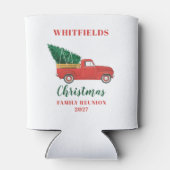 Kerstrode vrachtwagenserie — aangepast blikjeskoeler (Achterkant)