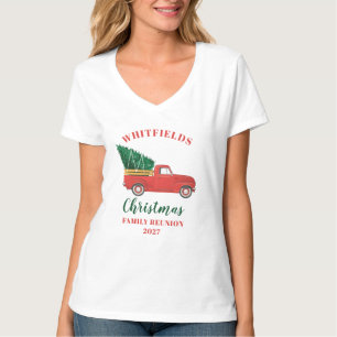 Kerstrode vrachtwagenserie Reunion aangepast aan m T-shirt