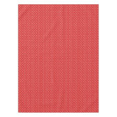 Kerstrode witte legante Feestdagen Tafelkleed (Voorkant)