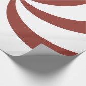 kerstrode zeugen cadeaupapier (Hoek)