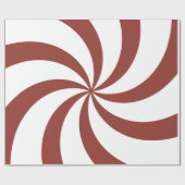 kerstrode zeugen cadeaupapier (Vlak)